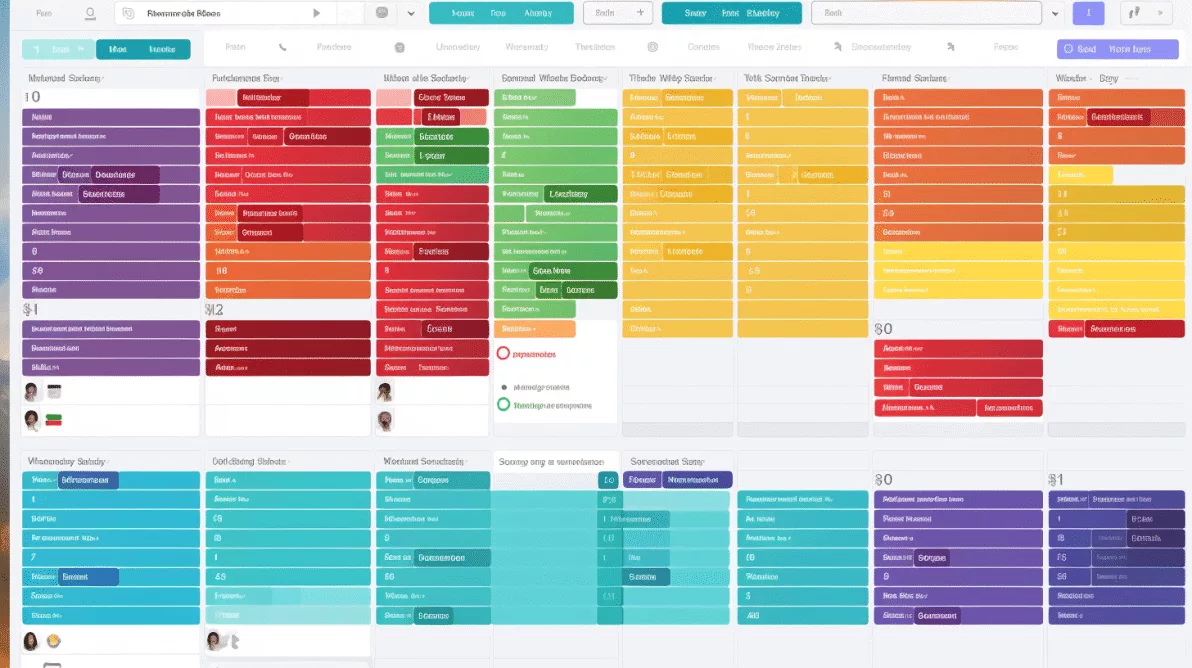 A visually vibrant calendar designed for planning nonprofit content with maximum impact.